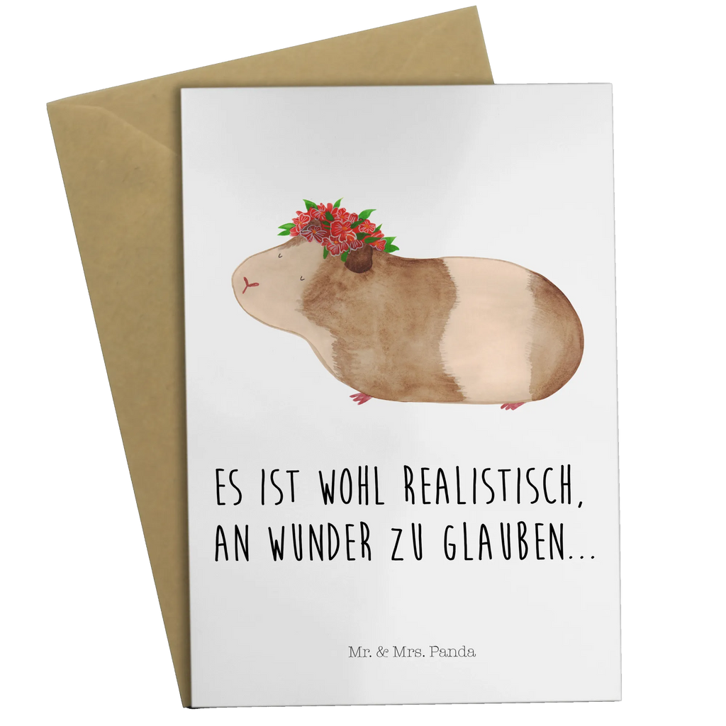 Grußkarte Meerschweinchen Weisheit Grußkarte, Klappkarte, Einladungskarte, Glückwunschkarte, Hochzeitskarte, Geburtstagskarte, Karte, Ansichtskarten, Tiermotive, Gute Laune, lustige Sprüche, Tiere, Meerschweinchen, Meerie, Meeries, Wunder, Blumenkind, Realität, Spruch, Weisheit, Motivation, Wunderland