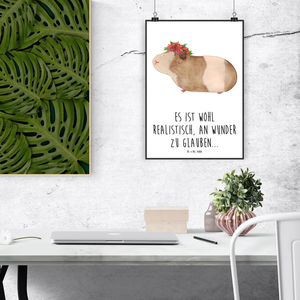 Poster Meerschweinchen Weisheit Poster, Wandposter, Bild, Wanddeko, Küchenposter, Kinderposter, Wanddeko Bild, Raumdekoration, Wanddekoration, Handgemaltes Poster, Mr. & Mrs. Panda Poster, Designposter, Kunstdruck, Posterdruck, Tiermotive, Gute Laune, lustige Sprüche, Tiere, Meerschweinchen, Meerie, Meeries, Wunder, Blumenkind, Realität, Spruch, Weisheit, Motivation, Wunderland