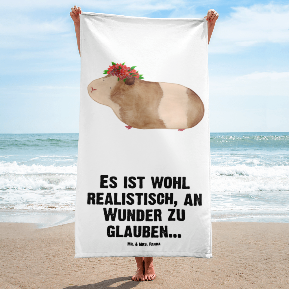 XL Badehandtuch Meerschweinchen Weisheit Handtuch, Badetuch, Duschtuch, Strandtuch, Saunatuch, Tiermotive, Gute Laune, lustige Sprüche, Tiere, Meerschweinchen, Meerie, Meeries, Wunder, Blumenkind, Realität, Spruch, Weisheit, Motivation, Wunderland