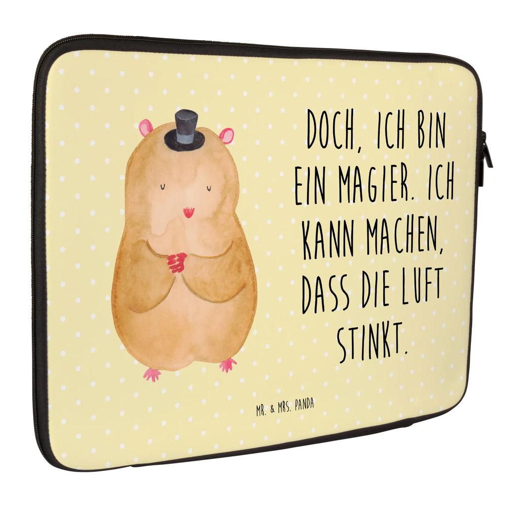 Notebook Tasche Hamster Hut Notebook Tasche, Laptop, Computertasche, Tasche, Notebook-Tasche, Notebook-Reisehülle, Notebook Schutz, Tiermotive, Gute Laune, lustige Sprüche, Tiere, Hamster, Hut, Magier, Zylinder, Zwerghamster, Zauberer