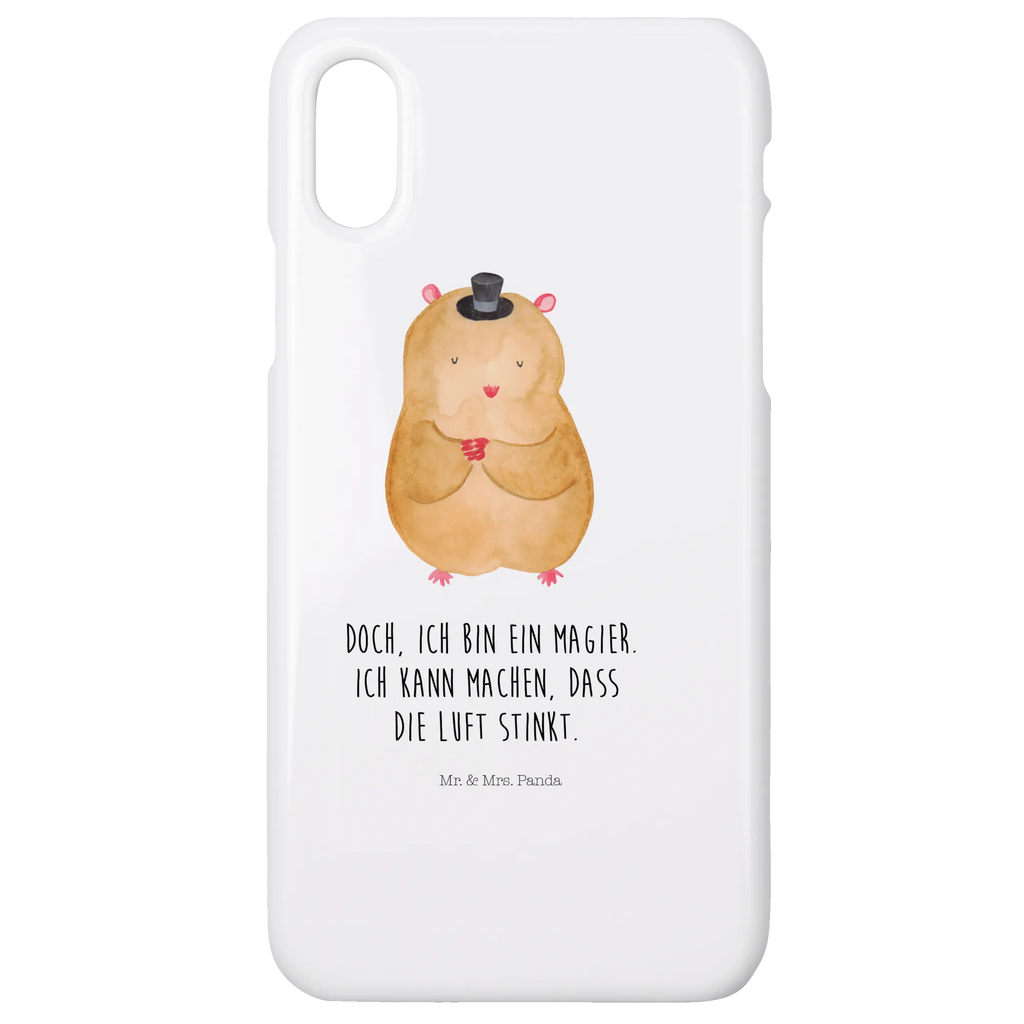 Handyhülle Hamster Hut Handyhülle, Handycover, Cover, Handy, Hülle, Iphone 10, Iphone X, Tiermotive, Gute Laune, lustige Sprüche, Tiere, Hamster, Hut, Magier, Zylinder, Zwerghamster, Zauberer