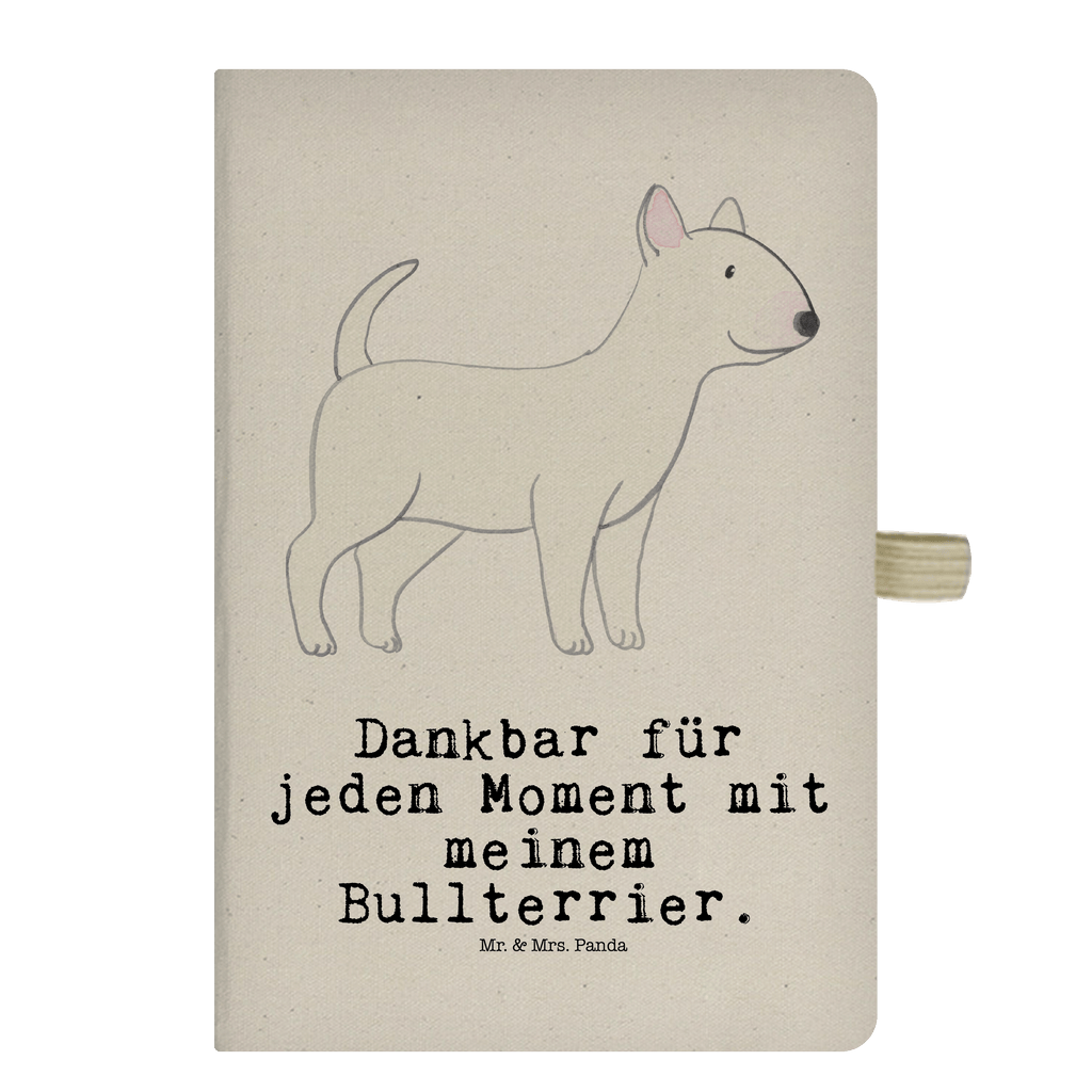 Baumwoll Notizbuch Bullterrier Moment