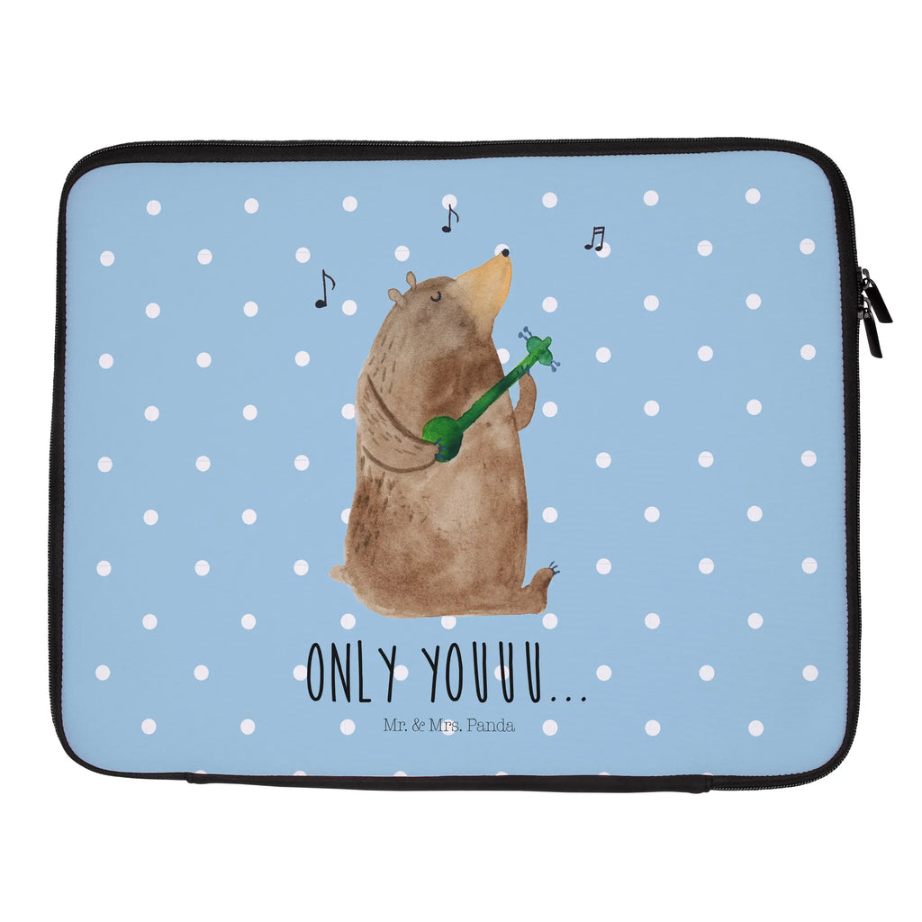 Notebook Tasche Bär Gitarre Notebook Tasche, Laptop, Computertasche, Tasche, Notebook-Tasche, Notebook-Reisehülle, Notebook Schutz, Bär, Teddy, Teddybär