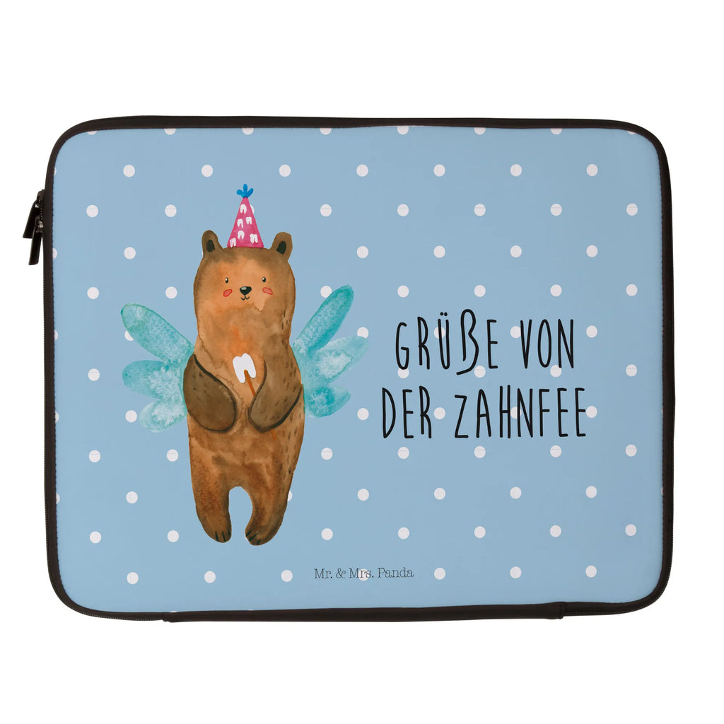 Notebook Tasche Bär Zahnfee Notebook Tasche, Laptop, Computertasche, Tasche, Notebook-Tasche, Notebook-Reisehülle, Notebook Schutz, Bär, Teddy, Teddybär, Zahnfee, Fee, Milchzahn, Erster Zahn