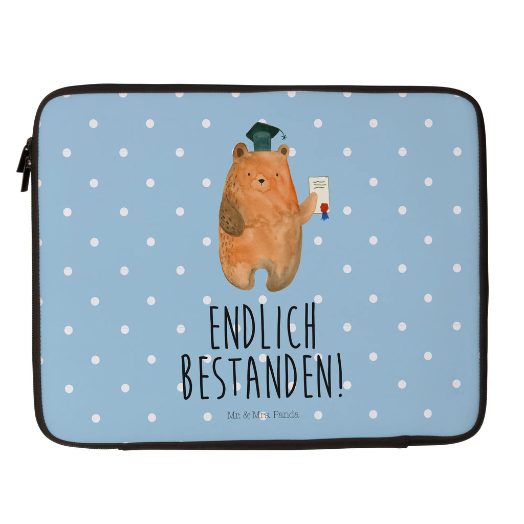 Notebook Tasche Bär Prüfung Notebook Tasche, Laptop, Computertasche, Tasche, Notebook-Tasche, Notebook-Reisehülle, Notebook Schutz, Bär, Teddy, Teddybär, Abitur, Prüfungen, Prüfung bestanden, Abschluss, Zeugnis, Abschlusszeugnis