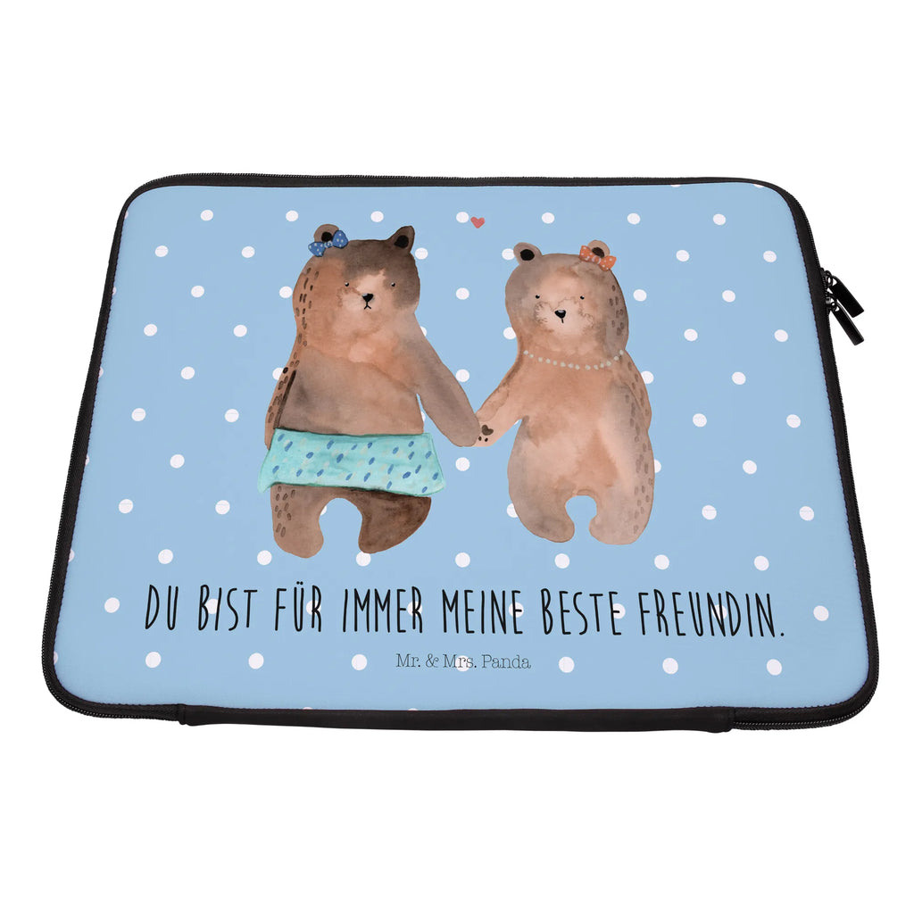 Notebook Tasche Bär Freundin Notebook Tasche, Laptop, Computertasche, Tasche, Notebook-Tasche, Notebook-Reisehülle, Notebook Schutz, Bär, Teddy, Teddybär, Bär Freundin Beste Freund Liebe Liebesbeweis Verliebt Kumpel Kumpeliene