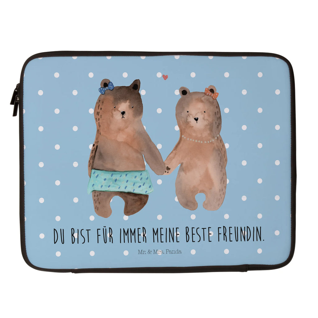 Notebook Tasche Bär Freundin Notebook Tasche, Laptop, Computertasche, Tasche, Notebook-Tasche, Notebook-Reisehülle, Notebook Schutz, Bär, Teddy, Teddybär, Bär Freundin Beste Freund Liebe Liebesbeweis Verliebt Kumpel Kumpeliene