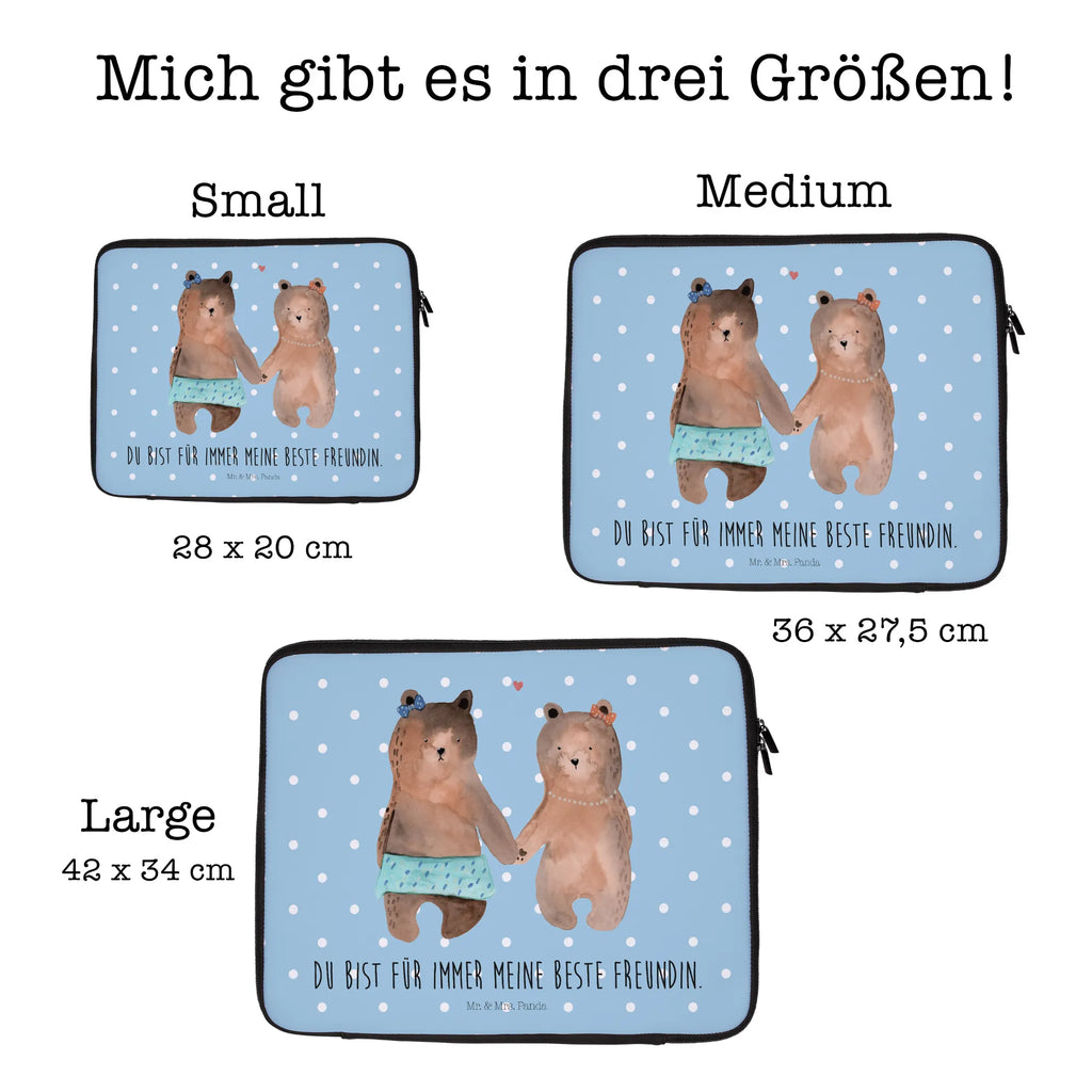 Notebook Tasche Bär Freundin Notebook Tasche, Laptop, Computertasche, Tasche, Notebook-Tasche, Notebook-Reisehülle, Notebook Schutz, Bär, Teddy, Teddybär, Bär Freundin Beste Freund Liebe Liebesbeweis Verliebt Kumpel Kumpeliene