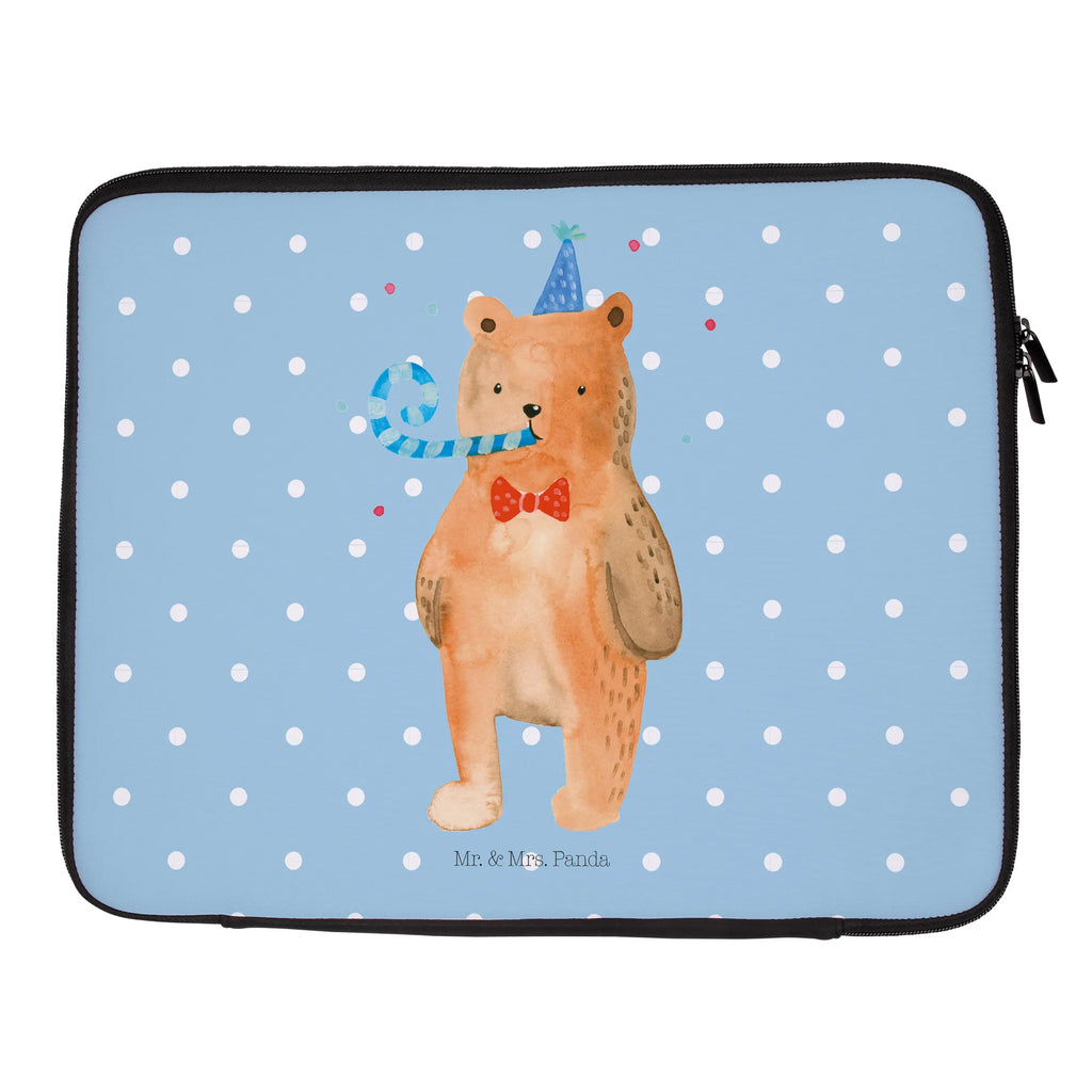 Notebook Tasche Bär Geburtstag Notebook Tasche, Laptop, Computertasche, Tasche, Notebook-Tasche, Notebook-Reisehülle, Notebook Schutz, Bär, Teddy, Teddybär, Happy Birthday, Alles Gute, Glückwunsch, Geburtstag