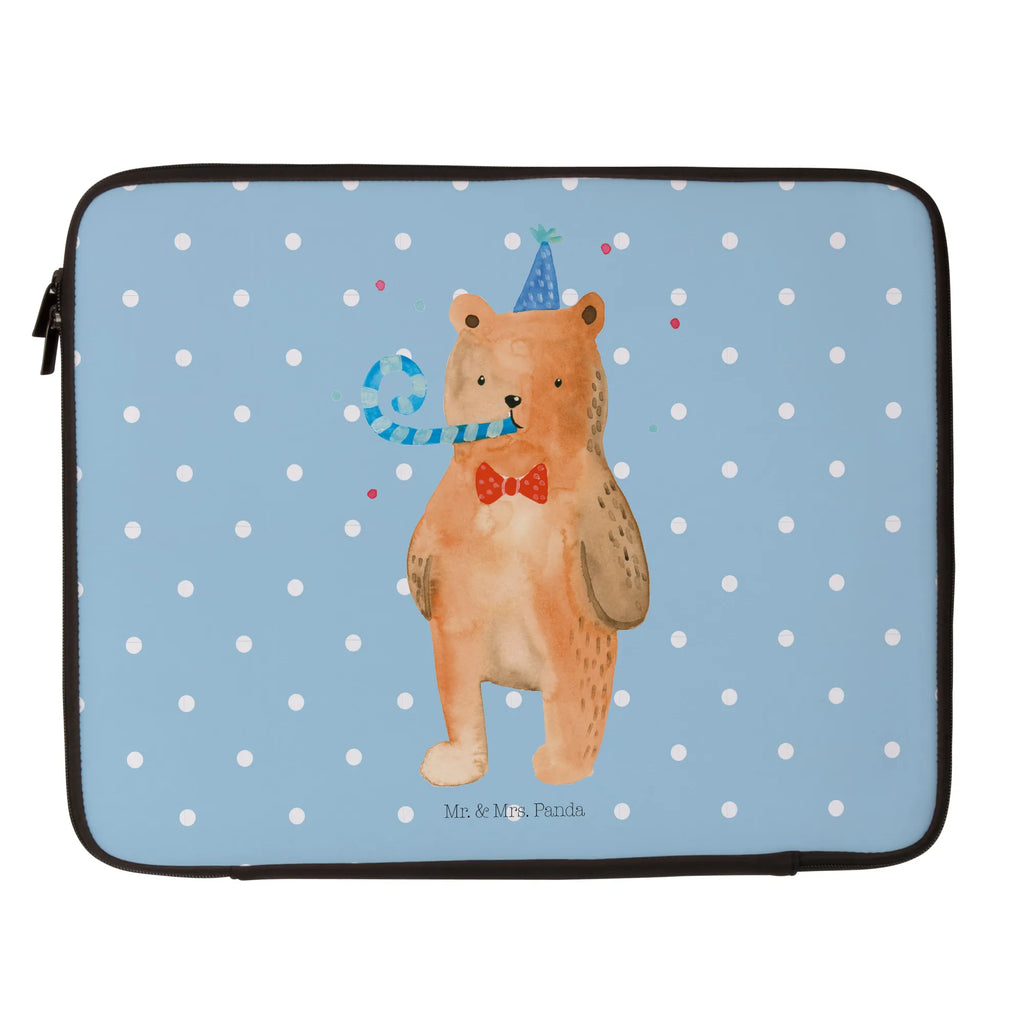 Notebook Tasche Bär Geburtstag Notebook Tasche, Laptop, Computertasche, Tasche, Notebook-Tasche, Notebook-Reisehülle, Notebook Schutz, Bär, Teddy, Teddybär, Happy Birthday, Alles Gute, Glückwunsch, Geburtstag