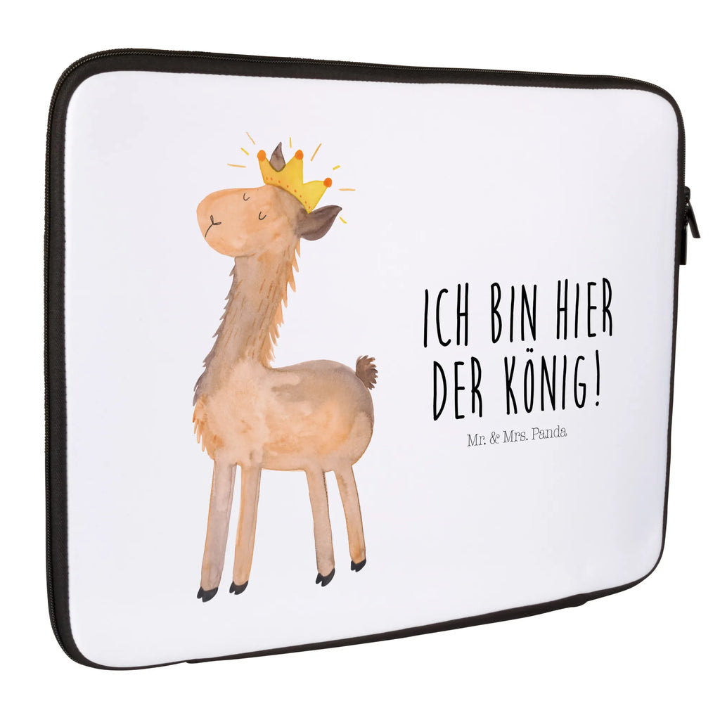 Notebook Tasche Lama König Notebook Tasche, Laptop, Computertasche, Tasche, Notebook-Tasche, Notebook-Reisehülle, Notebook Schutz, Lama, Alpaka, Lamas, König, Königin, Freundin, Mama, Papa, Büro Kollege, Kollegin, Chef, Vorgesetzter, Abi, Abitur