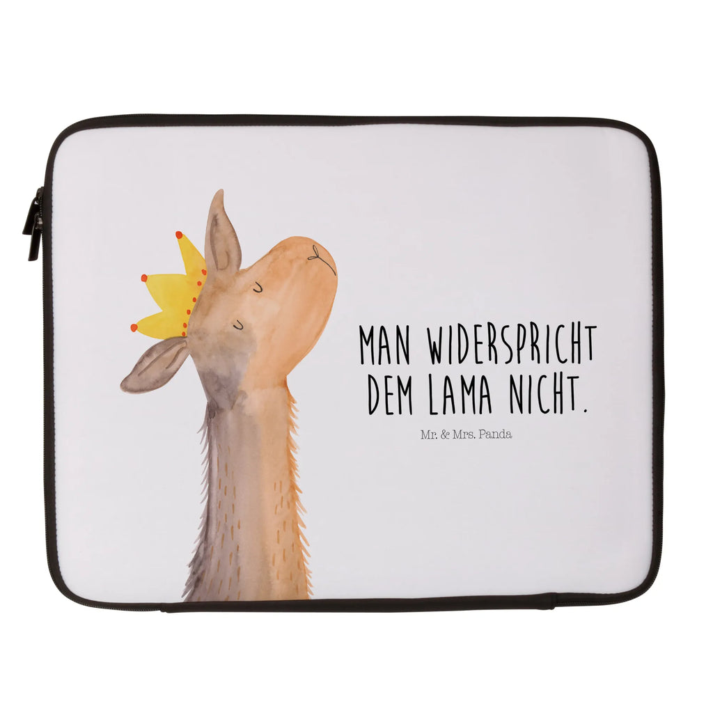 Notebook Tasche Lamakopf König Notebook Tasche, Laptop, Computertasche, Tasche, Notebook-Tasche, Notebook-Reisehülle, Notebook Schutz, Lama, Alpaka, Lamas, König, Königin, Freundin, Mama, Papa, Büro Kollege, Kollegin, Chef, Vorgesetzter, Abi, Abitur