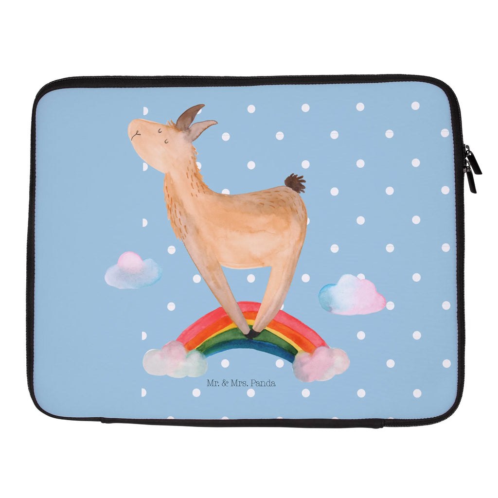 Notebook Tasche Lama Regenbogen Notebook Tasche, Laptop, Computertasche, Tasche, Notebook-Tasche, Notebook-Reisehülle, Notebook Schutz, Lama, Alpaka, Lamas, Regenbogen, Haters gonna hate, Haters, Selbstständig, Außenseiter, Schule, Abi, Hobby, Wolkenland, Freiheit