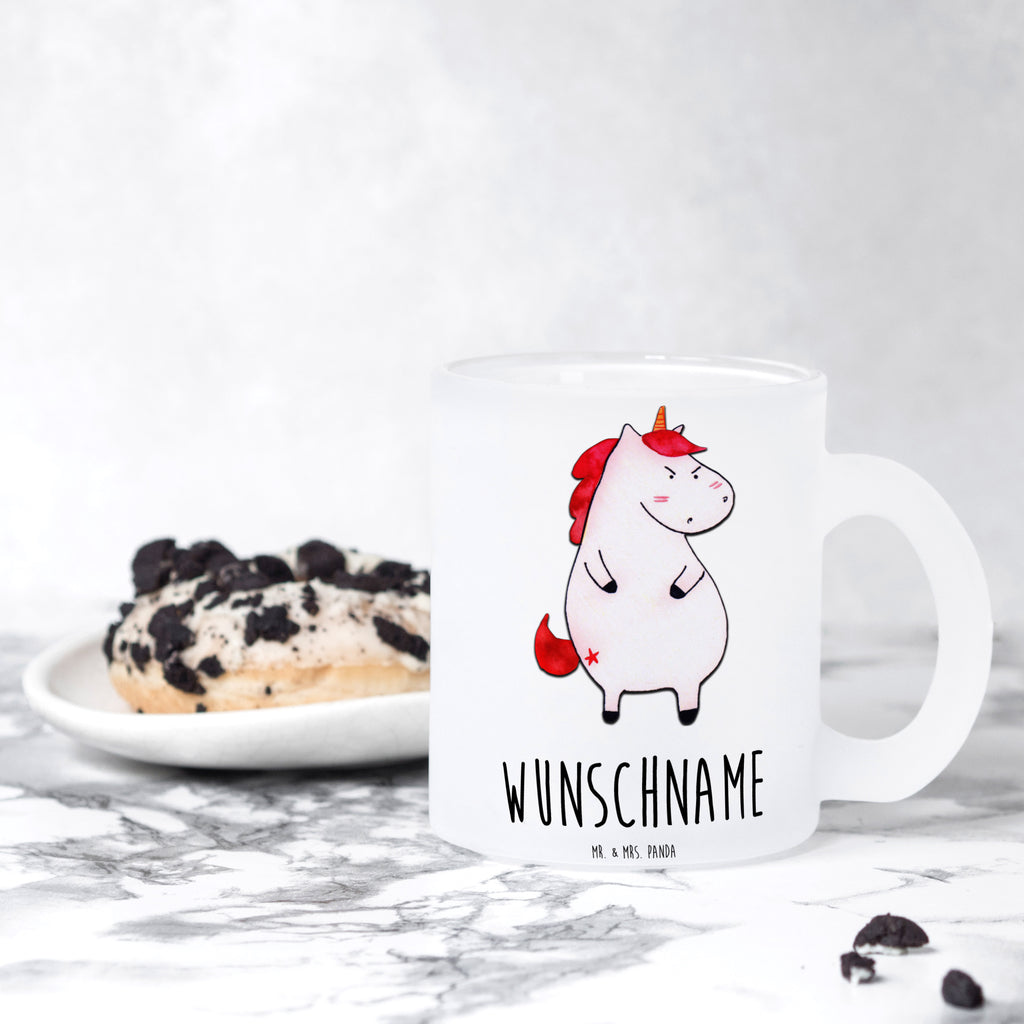 Personalisierte Teetasse Einhorn wütend Personalisierte Teetasse, Personalisiertes Teeglas, Personalisierter Teebecher, Personalisierte Glas Teetasse, Personalisierte Teetasse aus Glas, Teetasse mit Namen, Teeglas mit Namen, Teebecher mit Namen, Glas Teetasse mit Namen, Teetasse aus Glas mit Namen, Teetasse Wunschname, Teetasse selbst gestalten., Einhorn, Einhörner, Einhorn Deko, Pegasus, Unicorn, Realität, Ansage, lustlos, nein, Büro, Arbeit, wütend, dumme Fragen, lustig, Spaß, Geschenk