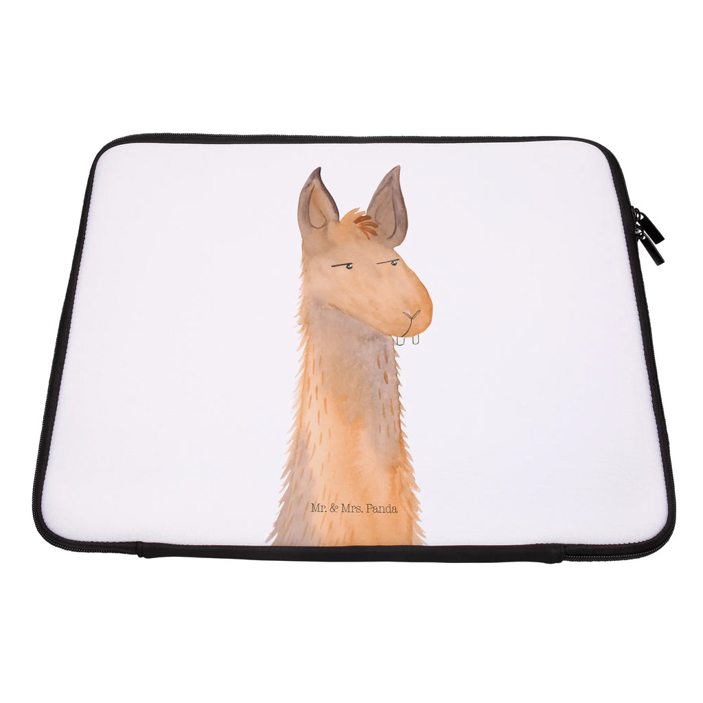 Notebook Tasche Lamakopf Genervt Notebook Tasche, Laptop, Computertasche, Tasche, Notebook-Tasche, Notebook-Reisehülle, Notebook Schutz, Lama, Alpaka, Lamas, Recht haben, genervt sein, Freundin, beste Freundin, Partnerin, Büro, Büroalltag, Chef, Chefin, Azubi