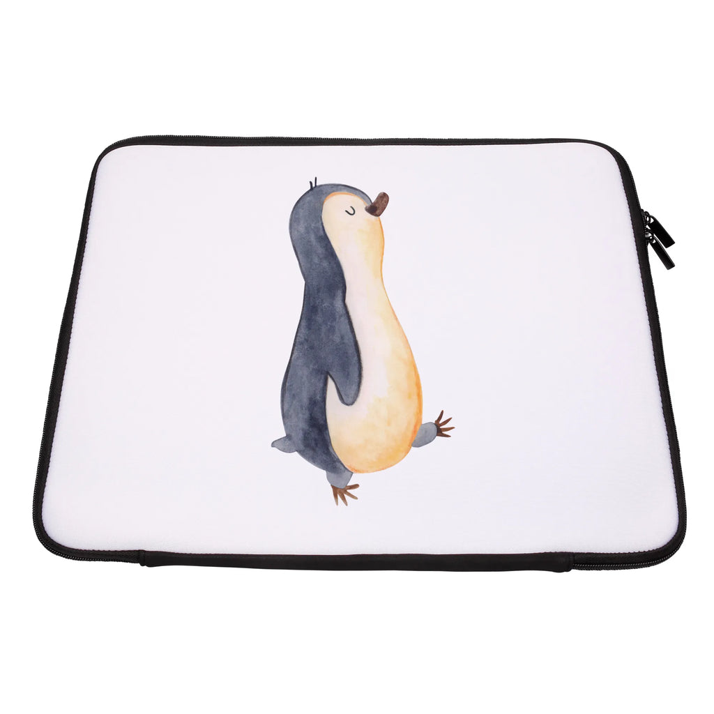 Notebook Tasche Pinguin marschieren Notebook Tasche, Laptop, Computertasche, Tasche, Notebook-Tasche, Notebook-Reisehülle, Notebook Schutz, Pinguin, Pinguine, Frühaufsteher, Langschläfer, Bruder, Schwester, Familie