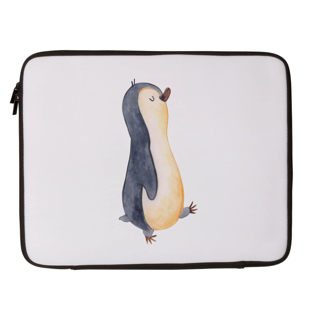 Notebook Tasche Pinguin marschieren Notebook Tasche, Laptop, Computertasche, Tasche, Notebook-Tasche, Notebook-Reisehülle, Notebook Schutz, Pinguin, Pinguine, Frühaufsteher, Langschläfer, Bruder, Schwester, Familie