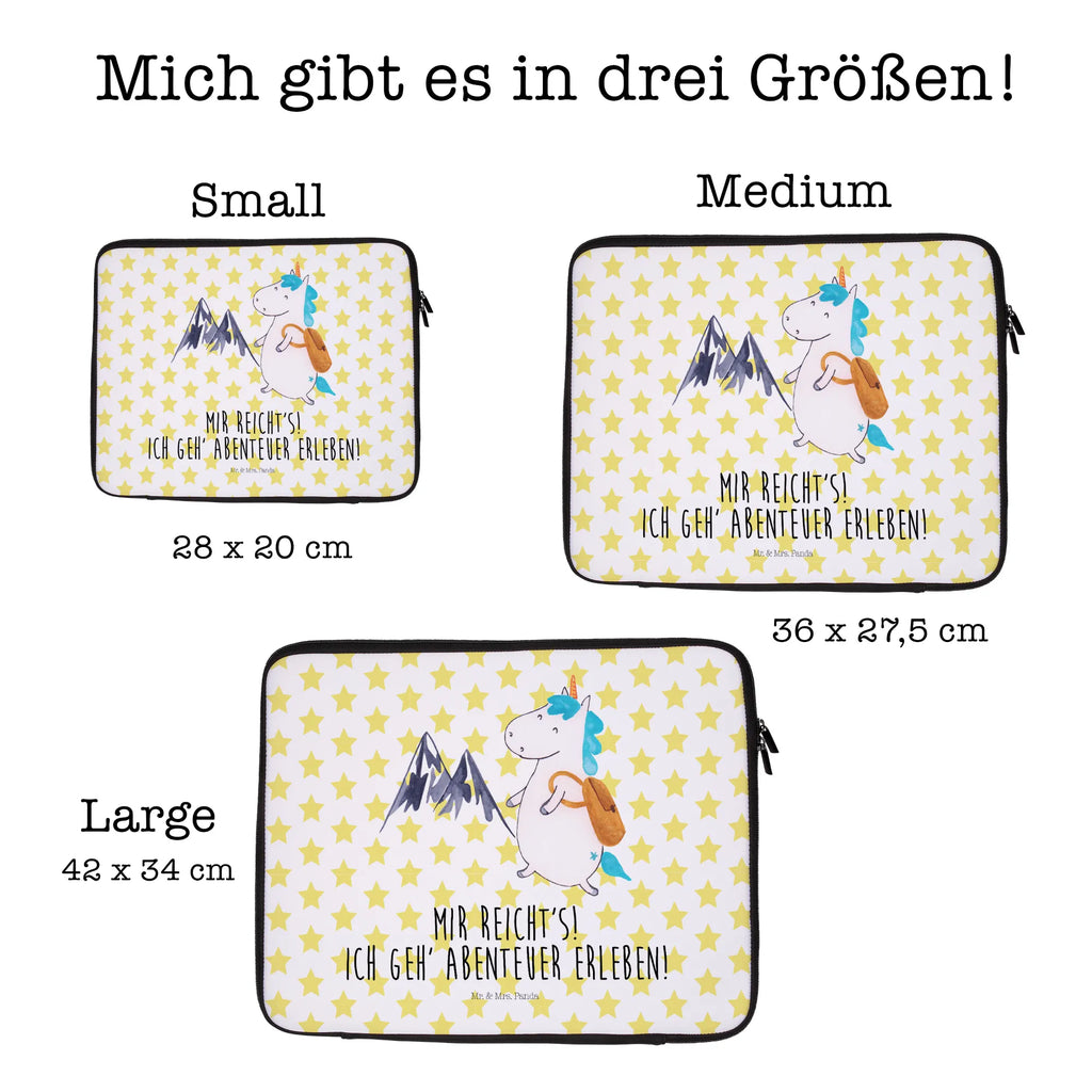 Notebook Tasche Einhorn Bergsteiger Notebook Tasche, Laptop, Computertasche, Tasche, Notebook-Tasche, Notebook-Reisehülle, Notebook Schutz, Einhorn, Einhörner, Einhorn Deko, Pegasus, Unicorn, Bergsteiger, Abenteuer, Berge, Abenteurer, Weltenbummler, Weltreise, Reisen, Urlaub, Entdecker