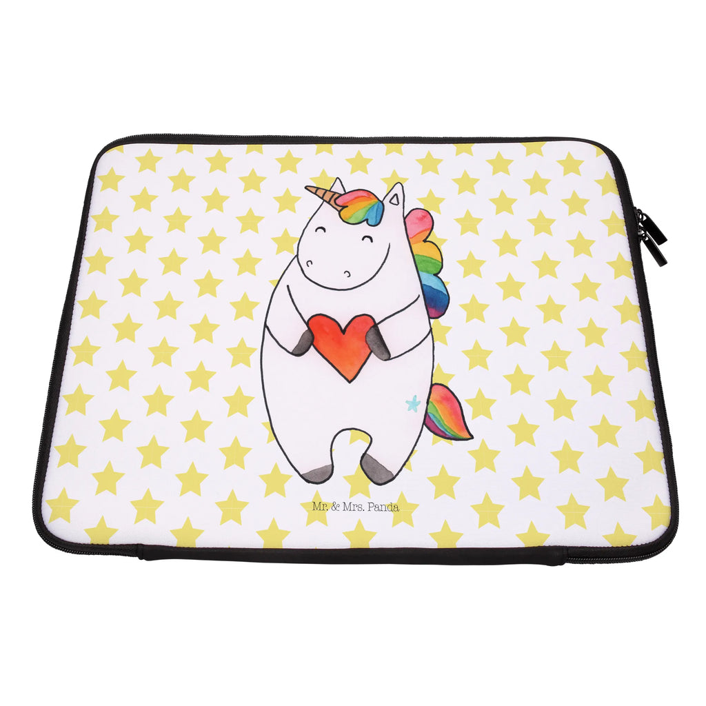 Notebook Tasche Einhorn Herz Notebook Tasche, Laptop, Computertasche, Tasche, Notebook-Tasche, Notebook-Reisehülle, Notebook Schutz, Einhorn, Einhörner, Einhorn Deko, Pegasus, Unicorn, Herz, schlimm, böse, witzig, lustig, Freundin, anders, bunt