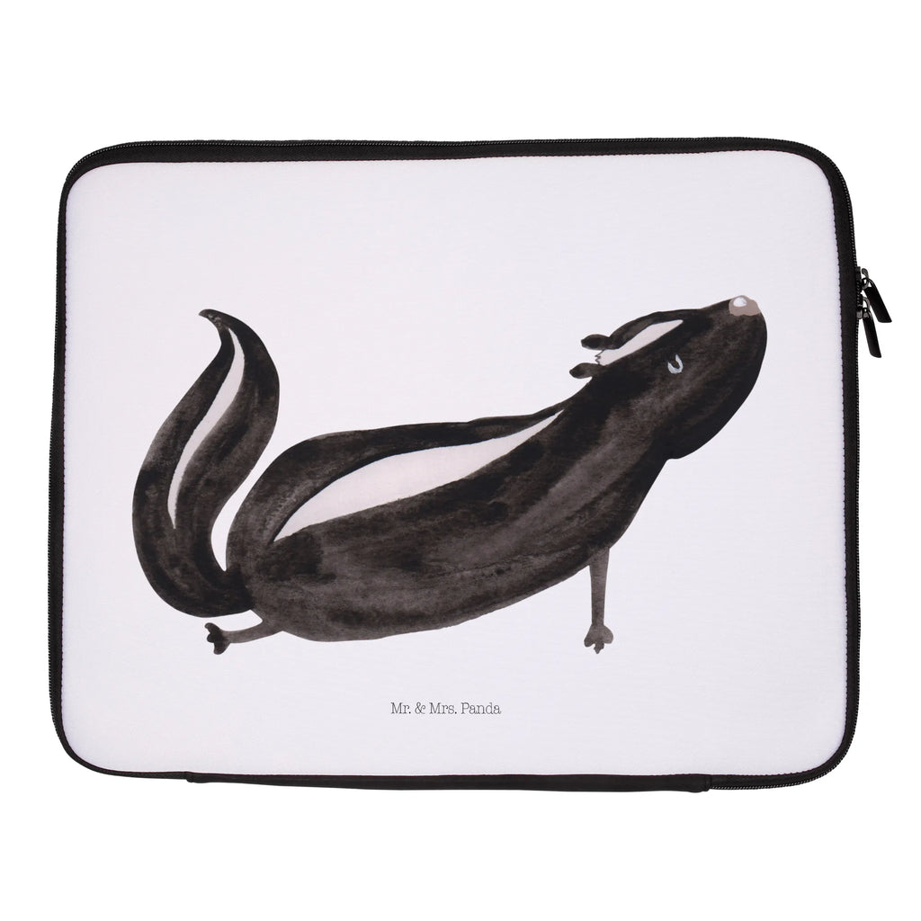 Notebook Tasche Stinktier Yoga Notebook Tasche, Laptop, Computertasche, Tasche, Notebook-Tasche, Notebook-Reisehülle, Notebook Schutz, Stinktier, Skunk, Wildtier, Raubtier, Stinker, Stinki, Yoga, Namaste, Lebe, Liebe, Lache