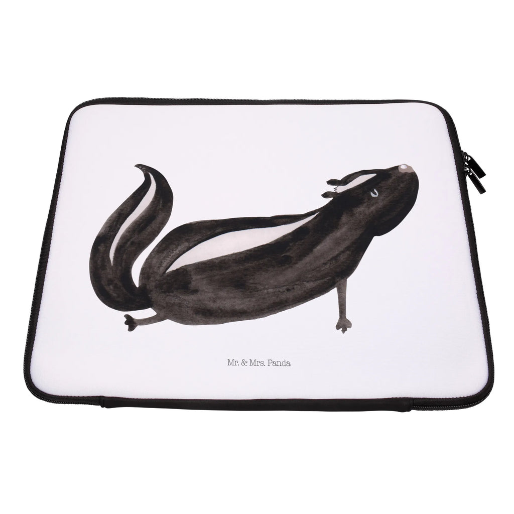 Notebook Tasche Stinktier Yoga Notebook Tasche, Laptop, Computertasche, Tasche, Notebook-Tasche, Notebook-Reisehülle, Notebook Schutz, Stinktier, Skunk, Wildtier, Raubtier, Stinker, Stinki, Yoga, Namaste, Lebe, Liebe, Lache