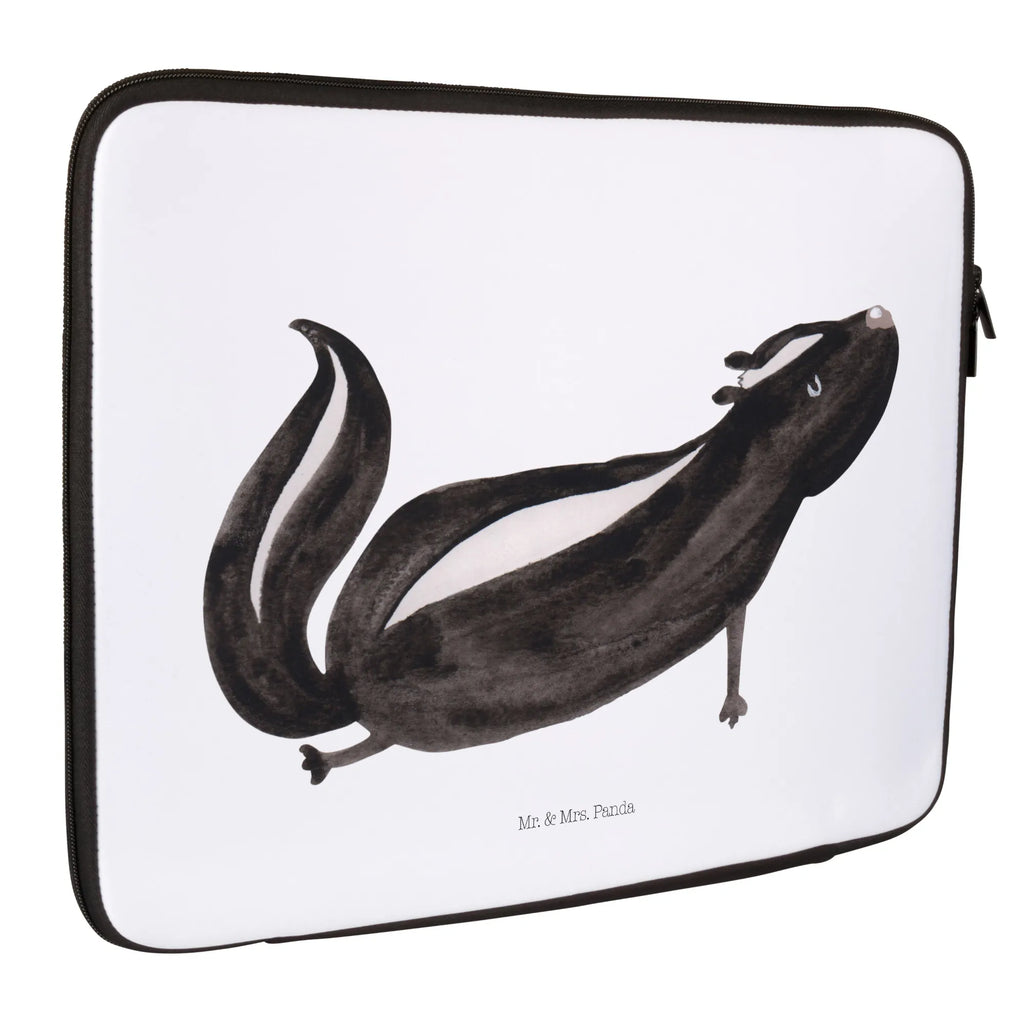 Notebook Tasche Stinktier Yoga Notebook Tasche, Laptop, Computertasche, Tasche, Notebook-Tasche, Notebook-Reisehülle, Notebook Schutz, Stinktier, Skunk, Wildtier, Raubtier, Stinker, Stinki, Yoga, Namaste, Lebe, Liebe, Lache