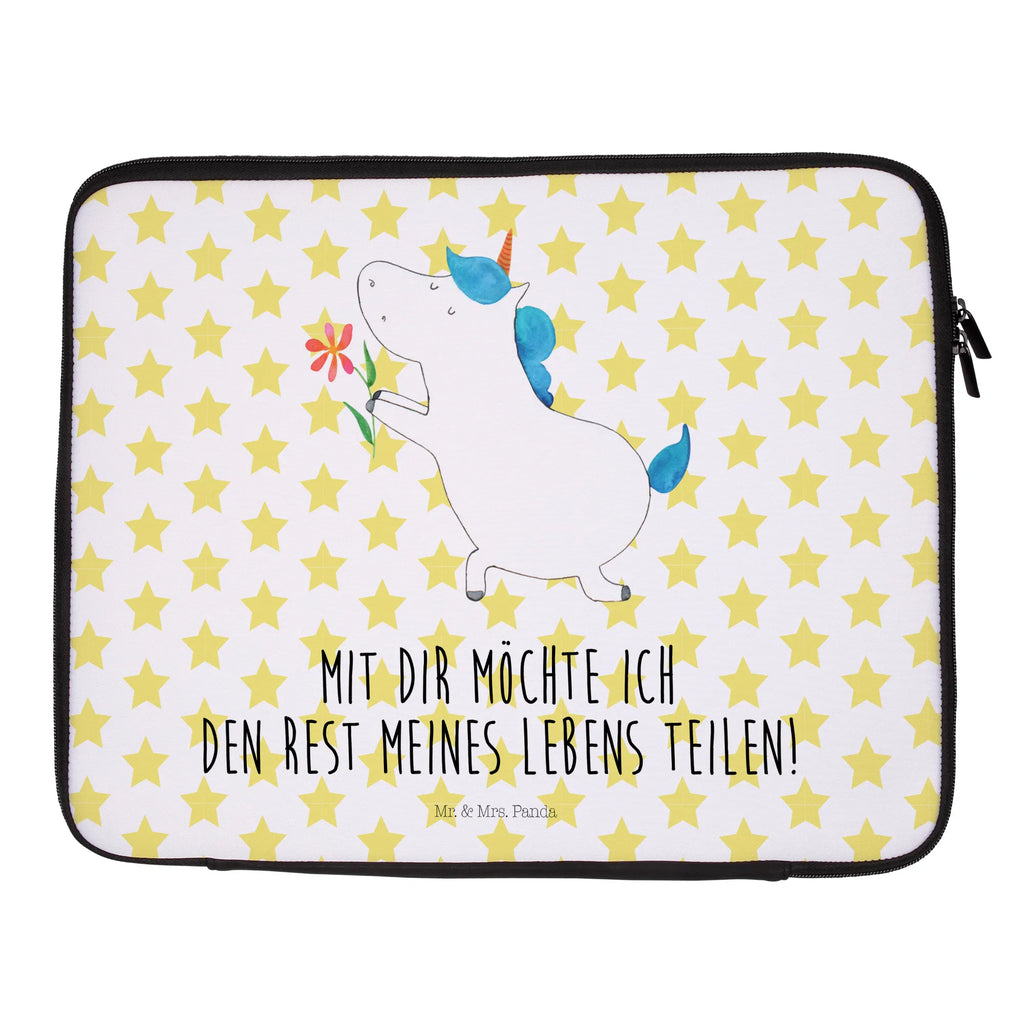 Notebook Tasche Einhorn Blume Notebook Tasche, Laptop, Computertasche, Tasche, Notebook-Tasche, Notebook-Reisehülle, Notebook Schutz, Einhorn, Einhörner, Einhorn Deko, Pegasus, Unicorn, Liebe, Liebesbeweis, Antrag, Heiratsantrag, Verlobung, Ehepaar, Pärchen, Partner, Freund, Freundin, Ehe, heiraten