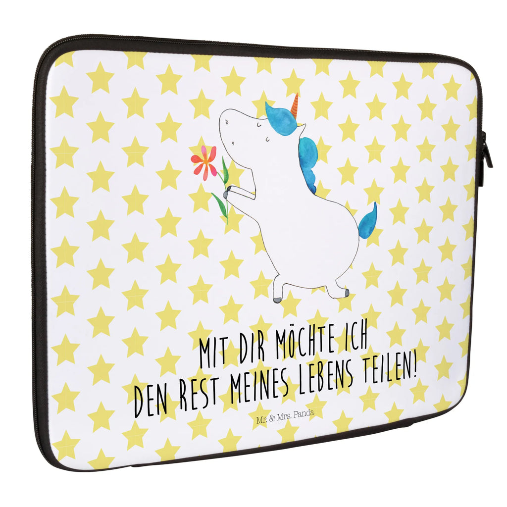 Notebook Tasche Einhorn Blume Notebook Tasche, Laptop, Computertasche, Tasche, Notebook-Tasche, Notebook-Reisehülle, Notebook Schutz, Einhorn, Einhörner, Einhorn Deko, Pegasus, Unicorn, Liebe, Liebesbeweis, Antrag, Heiratsantrag, Verlobung, Ehepaar, Pärchen, Partner, Freund, Freundin, Ehe, heiraten