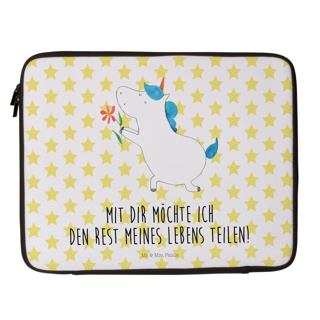 Notebook Tasche Einhorn Blume Notebook Tasche, Laptop, Computertasche, Tasche, Notebook-Tasche, Notebook-Reisehülle, Notebook Schutz, Einhorn, Einhörner, Einhorn Deko, Pegasus, Unicorn, Liebe, Liebesbeweis, Antrag, Heiratsantrag, Verlobung, Ehepaar, Pärchen, Partner, Freund, Freundin, Ehe, heiraten