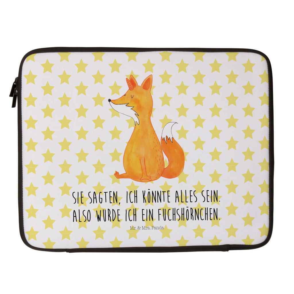 Notebook Tasche Einhorn Fuchs Notebook Tasche, Laptop, Computertasche, Tasche, Notebook-Tasche, Notebook-Reisehülle, Notebook Schutz, Einhorn, Einhörner, Einhorn Deko, Pegasus, Unicorn, Fuchs, Unicorns, Fuchshörnchen, Fuchshorn, Foxycorn, Füchse