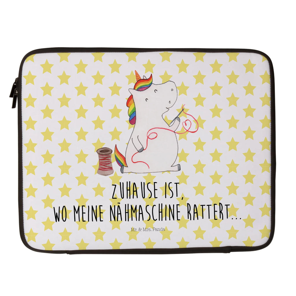 Notebook Tasche Einhorn Näherin Notebook Tasche, Laptop, Computertasche, Tasche, Notebook-Tasche, Notebook-Reisehülle, Notebook Schutz, Einhorn, Einhörner, Einhorn Deko, Pegasus, Unicorn, Näherin, nähen, Mädchen, Freundin, Häkeln, Stricken, basteln, Nähzimmer