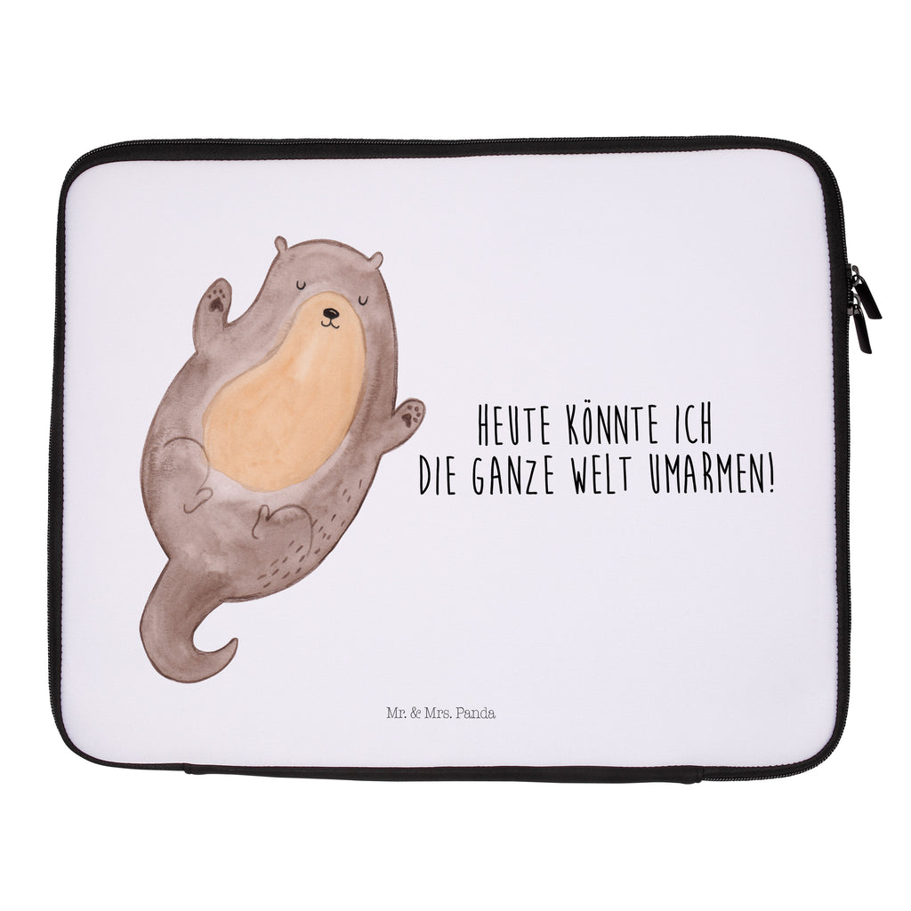 Notebook Tasche Otter Umarmen Notebook Tasche, Laptop, Computertasche, Tasche, Notebook-Tasche, Notebook-Reisehülle, Notebook Schutz, Otter, Fischotter, Seeotter, Otter Seeotter See Otter