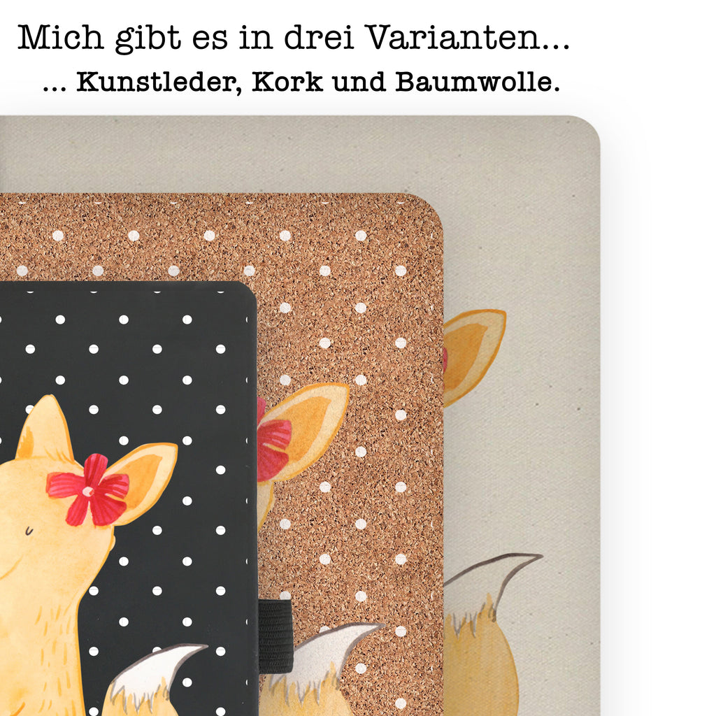 Baumwoll Notizbuch Fuchs Mama Notizen, Eintragebuch, Tagebuch, Notizblock, Adressbuch, Journal, Kladde, Skizzenbuch, Notizheft, Schreibbuch, Schreibheft, Familie, Vatertag, Muttertag, Bruder, Schwester, Mama, Papa, Oma, Opa, Mutter, Tochter, Lieblingstochter, Beste Tochter, Geschenk