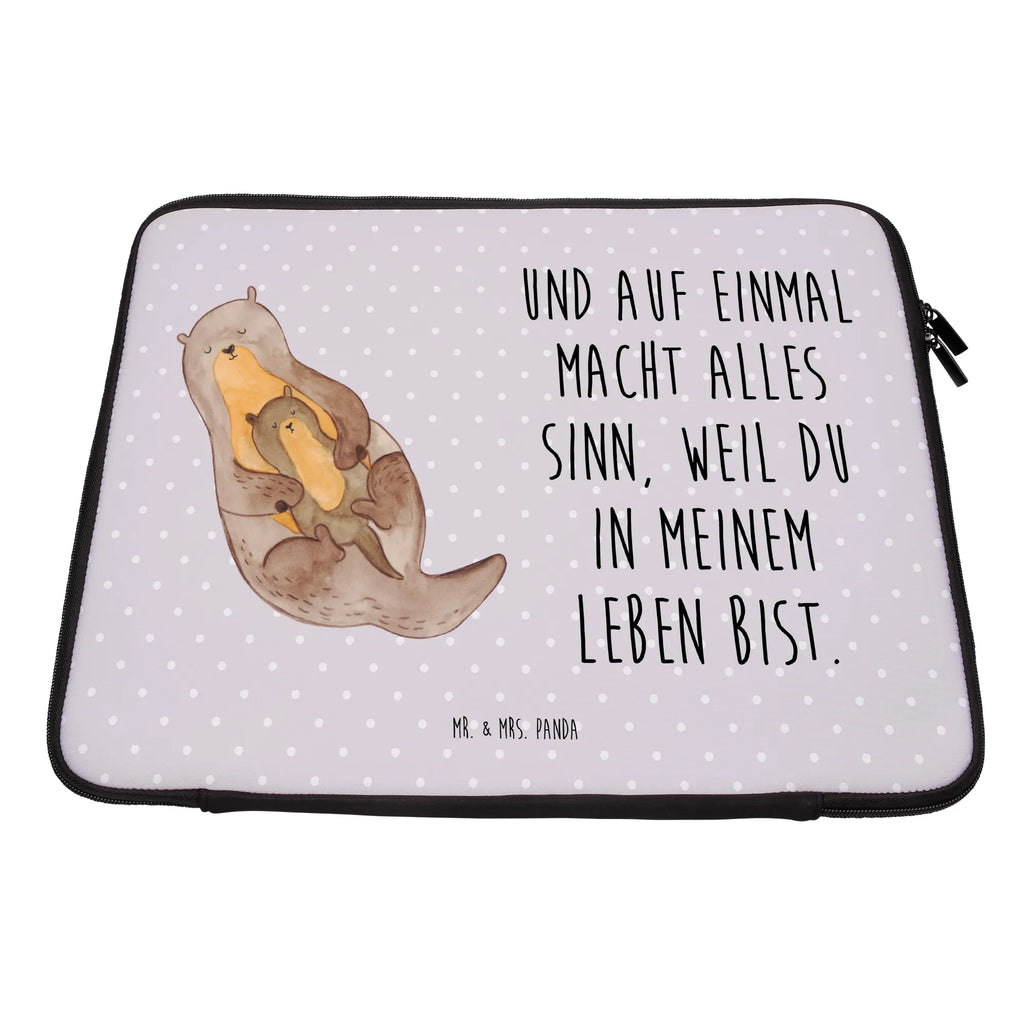 Notebook Tasche Otter Kind Notebook Tasche, Laptop, Computertasche, Tasche, Notebook-Tasche, Notebook-Reisehülle, Notebook Schutz, Otter, Fischotter, Seeotter, Otter Seeotter See Otter