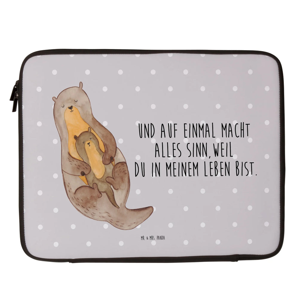 Notebook Tasche Otter Kind Notebook Tasche, Laptop, Computertasche, Tasche, Notebook-Tasche, Notebook-Reisehülle, Notebook Schutz, Otter, Fischotter, Seeotter, Otter Seeotter See Otter