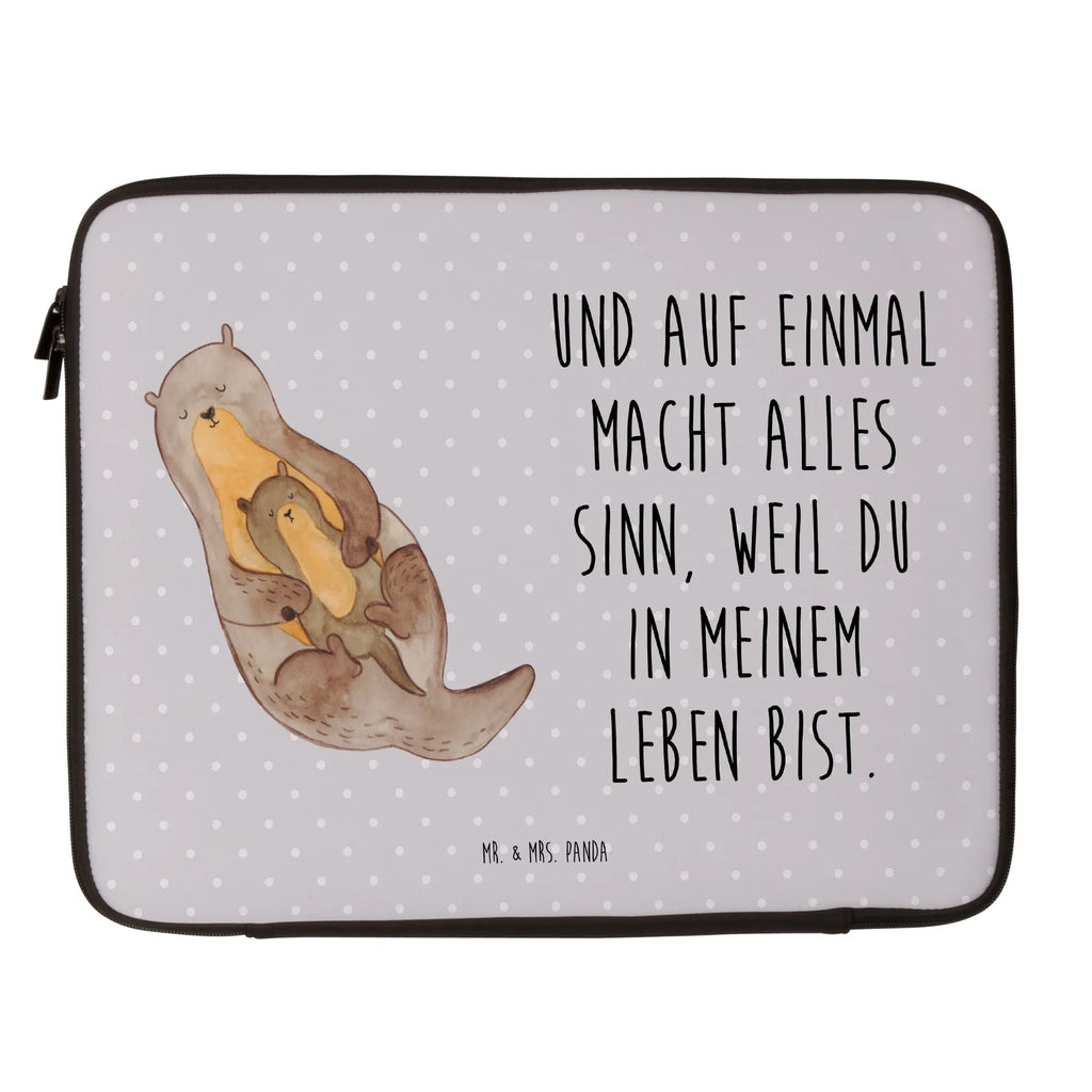 Notebook Tasche Otter Kind Notebook Tasche, Laptop, Computertasche, Tasche, Notebook-Tasche, Notebook-Reisehülle, Notebook Schutz, Otter, Fischotter, Seeotter, Otter Seeotter See Otter