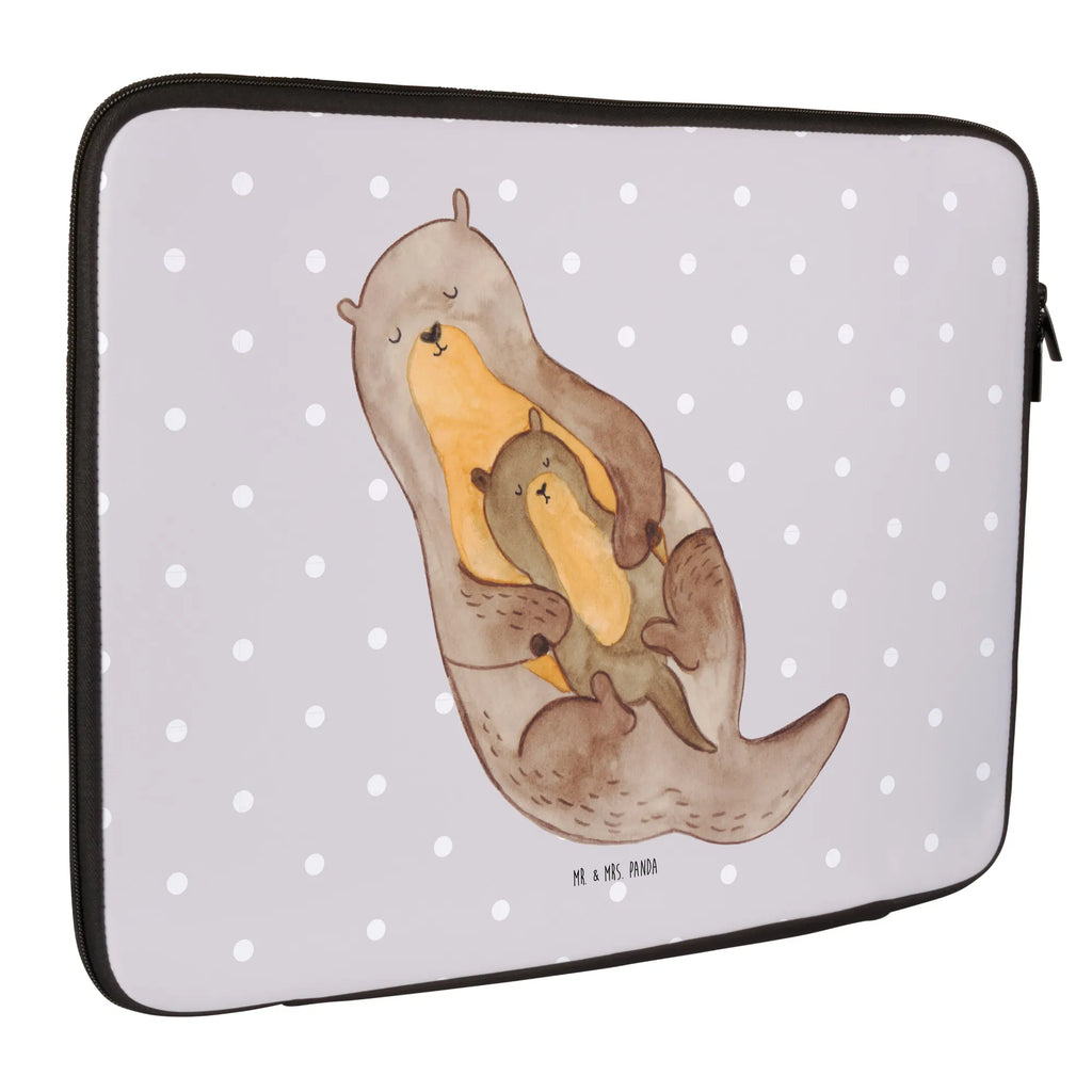 Notebook Tasche Otter Kind Notebook Tasche, Laptop, Computertasche, Tasche, Notebook-Tasche, Notebook-Reisehülle, Notebook Schutz, Otter, Fischotter, Seeotter, Otter Seeotter See Otter