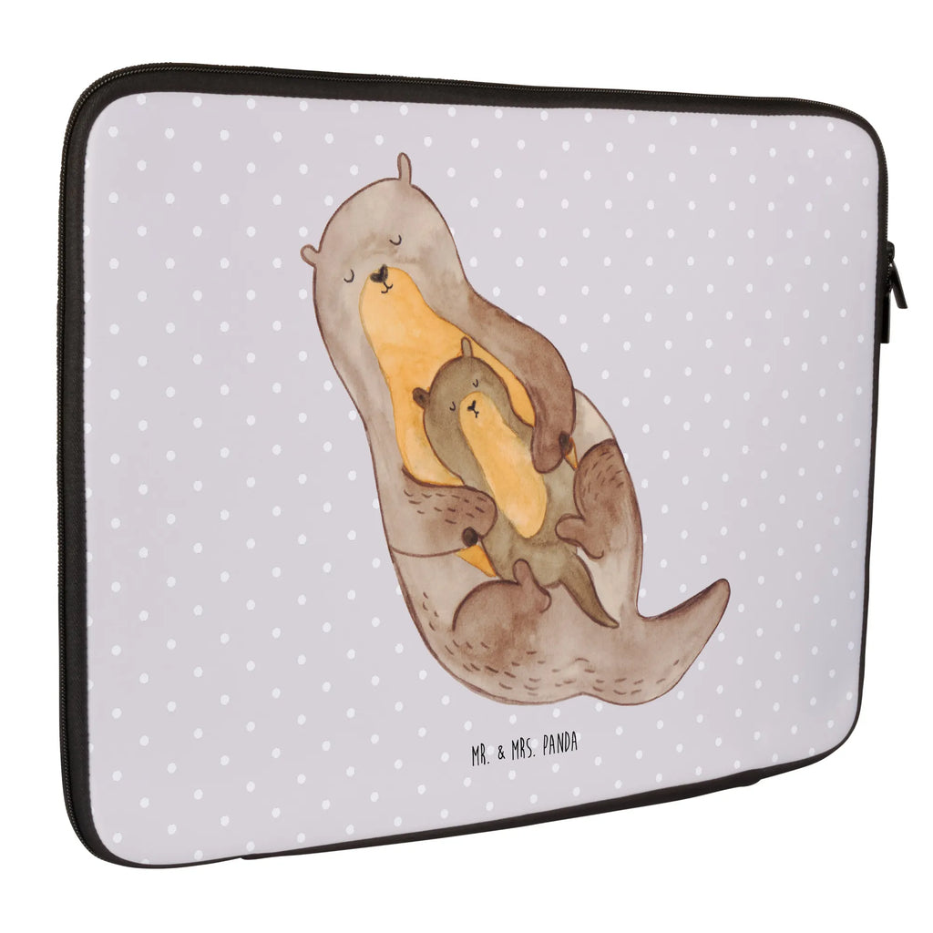 Notebook Tasche Otter Kind Notebook Tasche, Laptop, Computertasche, Tasche, Notebook-Tasche, Notebook-Reisehülle, Notebook Schutz, Otter, Fischotter, Seeotter, Otter Seeotter See Otter