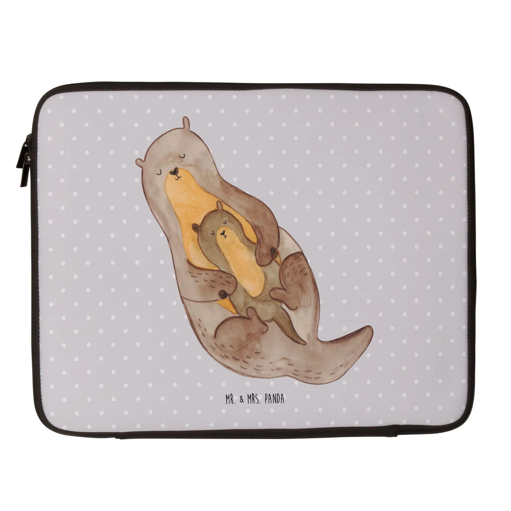 Notebook Tasche Otter Kind Notebook Tasche, Laptop, Computertasche, Tasche, Notebook-Tasche, Notebook-Reisehülle, Notebook Schutz, Otter, Fischotter, Seeotter, Otter Seeotter See Otter