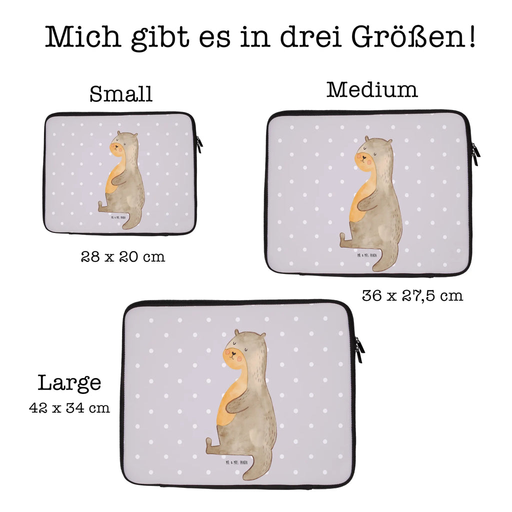 Notebook Tasche Otter Bauch Notebook Tasche, Laptop, Computertasche, Tasche, Notebook-Tasche, Notebook-Reisehülle, Notebook Schutz, Otter, Fischotter, Seeotter, Otter Seeotter See Otter