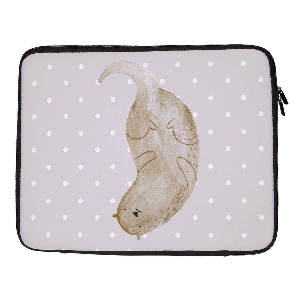 Notebook Tasche Otter Kopfüber Notebook Tasche, Laptop, Computertasche, Tasche, Notebook-Tasche, Notebook-Reisehülle, Notebook Schutz, Otter, Fischotter, Seeotter, Otter Seeotter See Otter