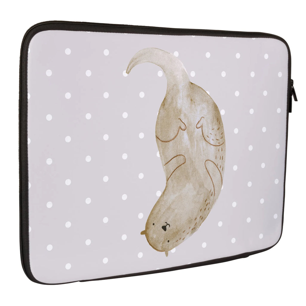 Notebook Tasche Otter Kopfüber Notebook Tasche, Laptop, Computertasche, Tasche, Notebook-Tasche, Notebook-Reisehülle, Notebook Schutz, Otter, Fischotter, Seeotter, Otter Seeotter See Otter