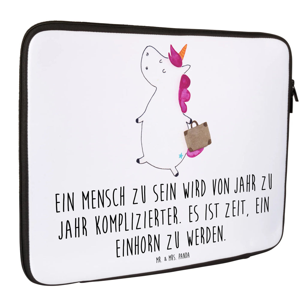 Notebook Tasche Einhorn Koffer Notebook Tasche, Laptop, Computertasche, Tasche, Notebook-Tasche, Notebook-Reisehülle, Notebook Schutz, Einhorn, Einhörner, Einhorn Deko, Pegasus, Unicorn, unicorn, Koffer, Verreisen, Reise, Gepäck, Abenteuer, Erwachsen, Kind, albern, Spaß, lustig, witzig