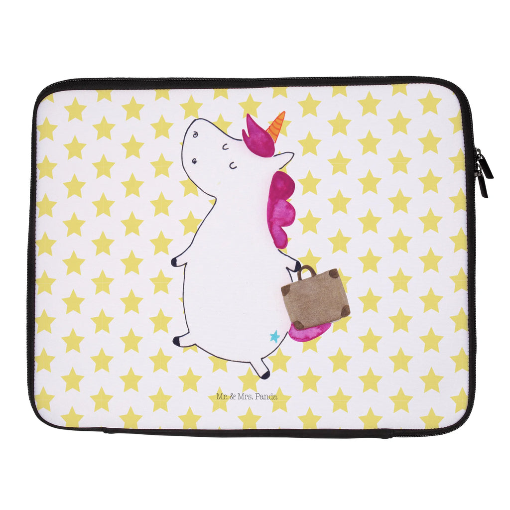 Notebook Tasche Einhorn Koffer Notebook Tasche, Laptop, Computertasche, Tasche, Notebook-Tasche, Notebook-Reisehülle, Notebook Schutz, Einhorn, Einhörner, Einhorn Deko, Pegasus, Unicorn, unicorn, Koffer, Verreisen, Reise, Gepäck, Abenteuer, Erwachsen, Kind, albern, Spaß, lustig, witzig