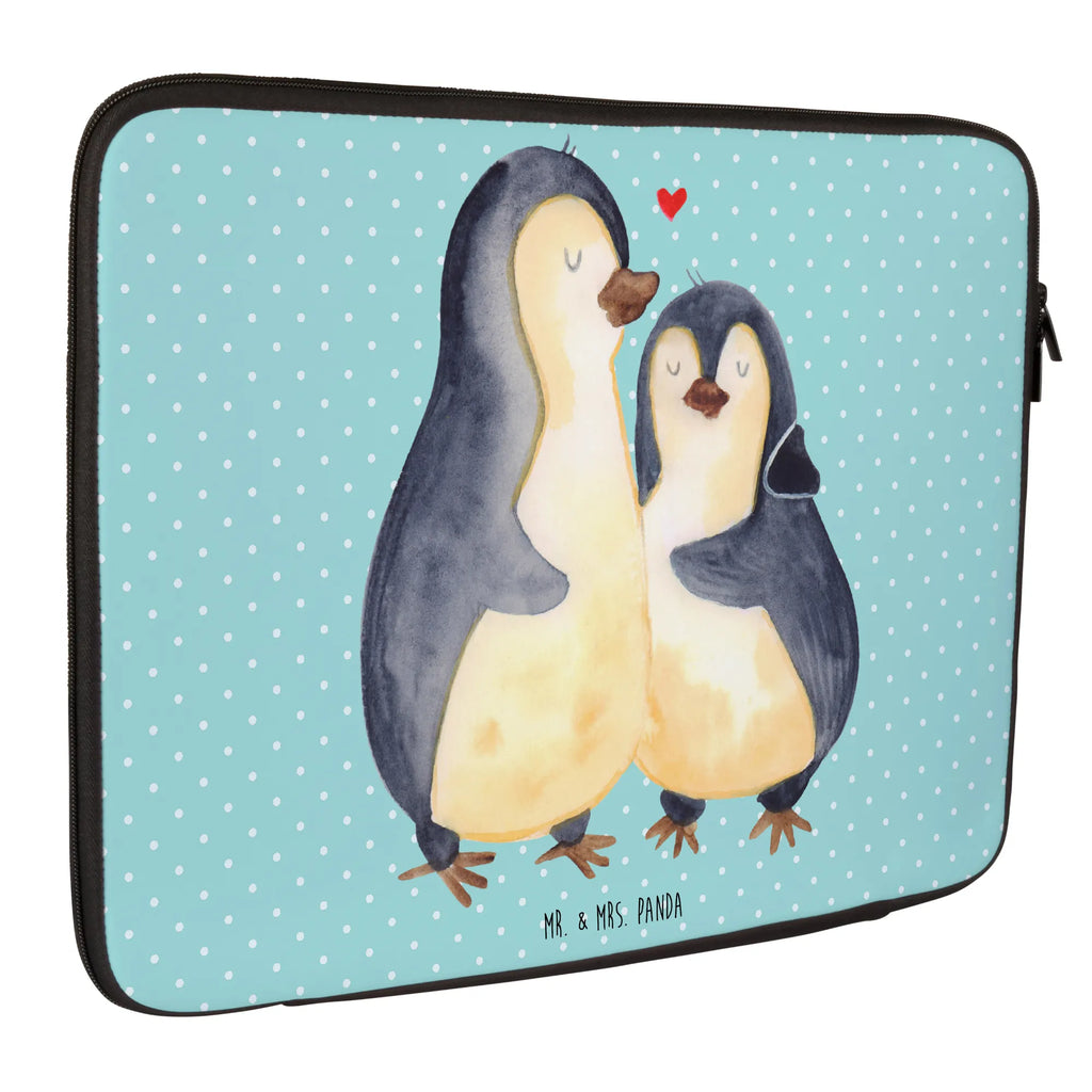 Notebook Tasche Pinguin umarmen Notebook Tasche, Laptop, Computertasche, Tasche, Notebook-Tasche, Notebook-Reisehülle, Notebook Schutz, Pinguin, Liebe, Liebespaar, Liebesbeweis, Liebesgeschenk, Verlobung, Jahrestag, Hochzeitstag, Hochzeit, Hochzeitsgeschenk