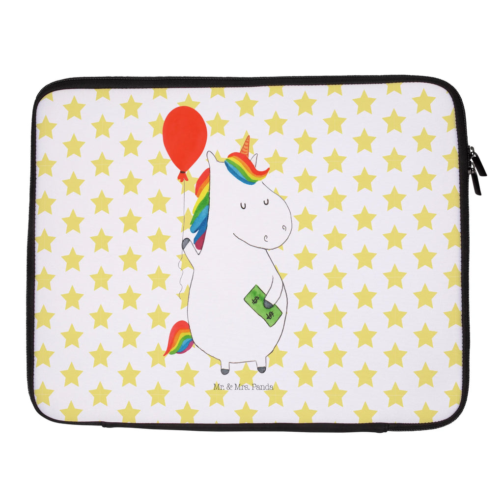 Notebook Tasche Einhorn Luftballon Notebook Tasche, Laptop, Computertasche, Tasche, Notebook-Tasche, Notebook-Reisehülle, Notebook Schutz, Einhorn, Einhörner, Einhorn Deko, Pegasus, Unicorn, Luftballon, Geld, Lebenslust, Freude, Geschenk, Freundin