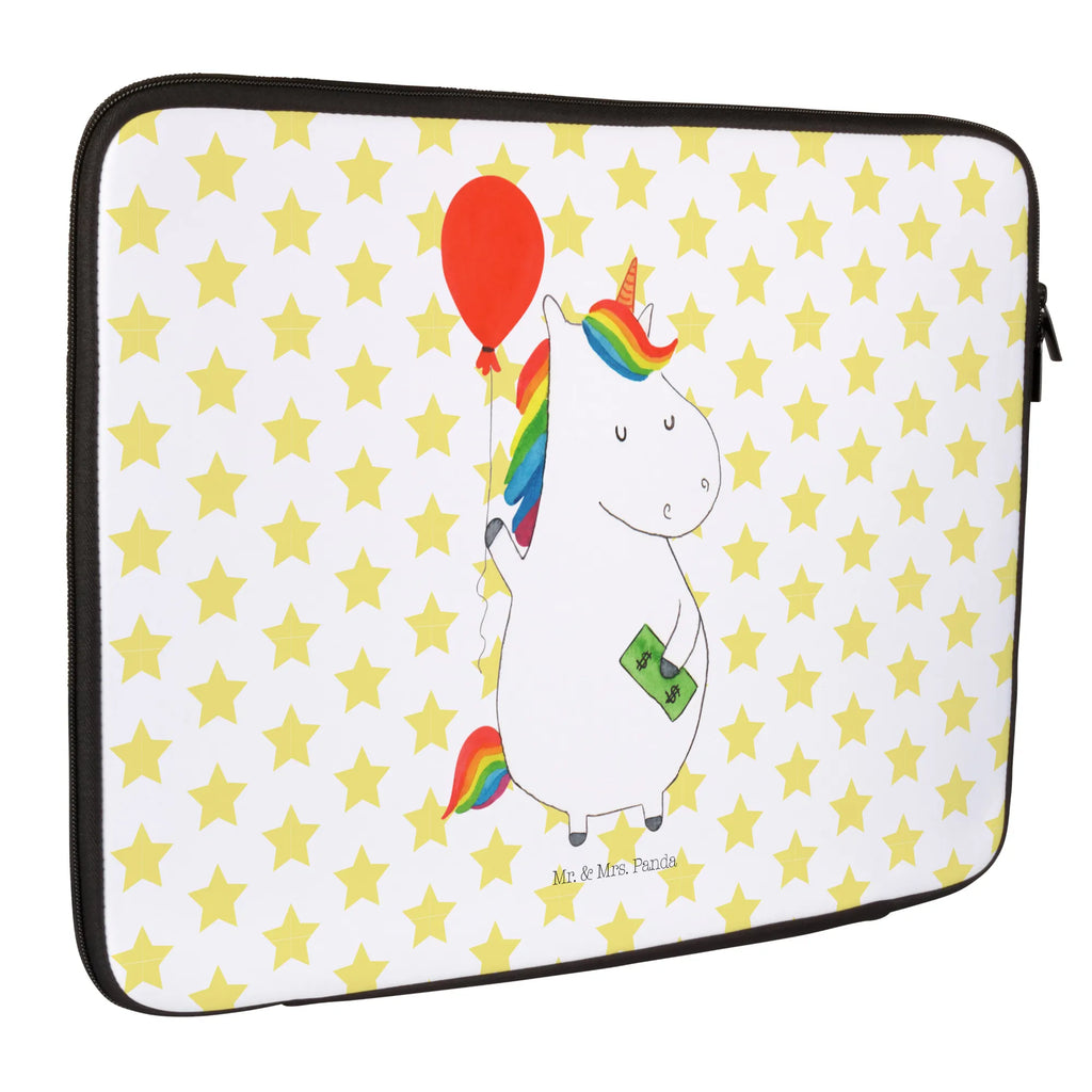 Notebook Tasche Einhorn Luftballon Notebook Tasche, Laptop, Computertasche, Tasche, Notebook-Tasche, Notebook-Reisehülle, Notebook Schutz, Einhorn, Einhörner, Einhorn Deko, Pegasus, Unicorn, Luftballon, Geld, Lebenslust, Freude, Geschenk, Freundin