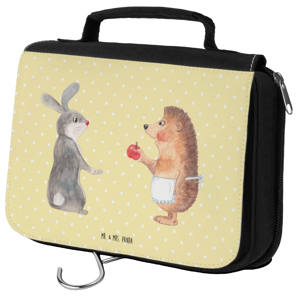 Kulturbeutel Hase Igel Kulturbeutel, Zum Aufhängen, Waschtasche, Kosmetiktasche, Damen, Herren, Aufbewahrungstasche, Schminktasche, Kosmetikbeutel, Organizer, Kulturtasche, Schminkutensil, Tiermotive, Gute Laune, lustige Sprüche, Tiere, Igel und Hase, Igel, Hase, Liebe Spruch, Liebeskummer Geschenk, Herzschmerz, Trösten, Trennungsschmerz, Spruch romantisch