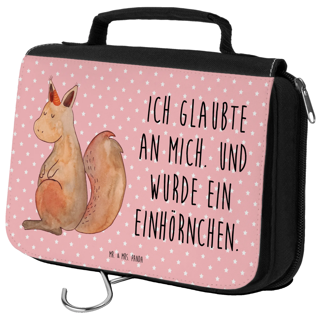 Kulturbeutel Einhorn Glauben Kulturbeutel, Zum Aufhängen, Waschtasche, Kosmetiktasche, Damen, Herren, Aufbewahrungstasche, Schminktasche, Kosmetikbeutel, Organizer, Kulturtasche, Schminkutensil, Einhorn, Einhörner, Einhorn Deko, Unicorn, Einhörnchen, Eichhörnchen, Eichhorn