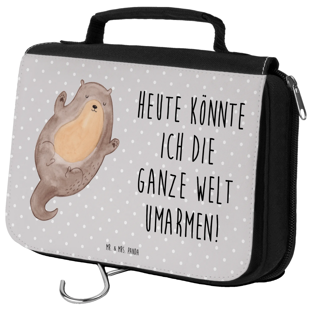 Kulturbeutel Otter Umarmen Kulturbeutel, Zum Aufhängen, Waschtasche, Kosmetiktasche, Damen, Herren, Aufbewahrungstasche, Schminktasche, Kosmetikbeutel, Organizer, Kulturtasche, Schminkutensil, Otter, Fischotter, Seeotter, Otter Seeotter See Otter